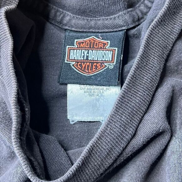 Vintage Y2K Harley Davidson Eagle T Shirt XL - Picture 5 of 5